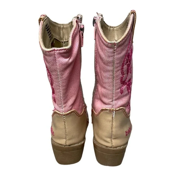 Bebe Girl's Pink Cowboy/Western Boots Size 8 - Picture 5 of 12